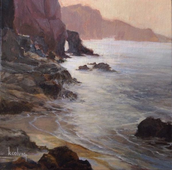 KColvigArt-Big Sur Squared-acrylic painting